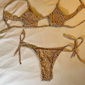 Zaful Spotted Bikini Set